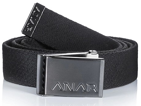 Ремень Anar Baddi Belt Black (холщовый) черный