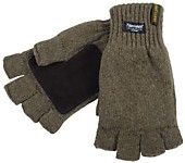 Перчатки JahtiJakt Half Finger Green (вязаные) зеленые